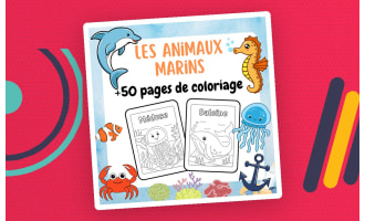 Sea Animals Coloring Pages in French
