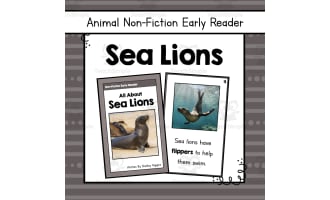 Sea Lions Early Reader Nonfiction Book