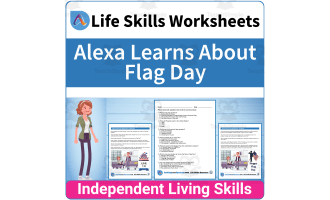 Seasonal Life Skills - Alexa Learns the Significance of Flag Day