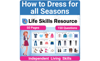 Seasonal Life Skills - How to Dress for Spring Summer, Fall and Winter