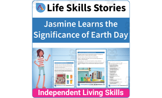 Seasonal Life Skills - Jasmine Learns About Earth Day