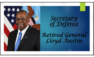 Secretary of Defense Lloyd Austin Biography PowerPoint