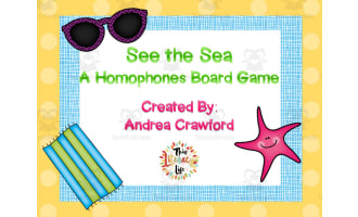 See the Sea | A Homophones Board Game