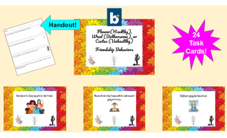 SEL Boom Deck-Flower, Weed and Cactus Friendship Behaviors & Handout