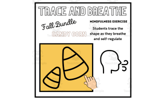 SEL: CANDY CORN Mindfulness Breathing Calming Activity Halloween/Fall
