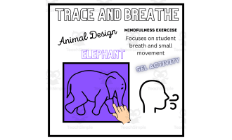 SEL: ELEPHANT Mindfulness Breathing Calming Activity