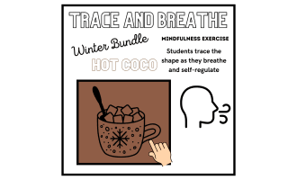 SEL: HOT COCO Mindfulness Breathing Calming Activity | Winter/Holiday