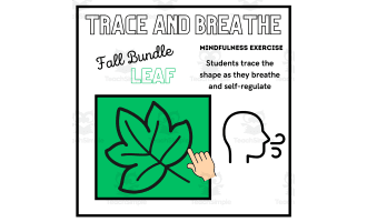 SEL: LEAF Mindfulness Breathing Calming Activity | Halloween/Fall