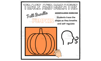 SEL: PUMPKIN Mindfulness Breathing Calming Activity | Halloween/Fall