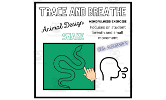 SEL: SNAKE Mindfulness Breathing Calming Activity