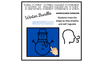 SEL: SNOWMAN Mindfulness Breathing Calming Activity | Winter/Holiday