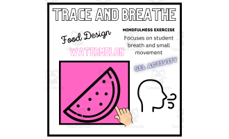 SEL: WATERMELON Mindfulness Breathing Calming Activity