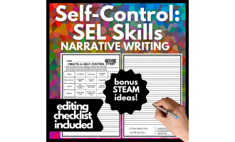 Self-Control SEL Skills Writing Challenge