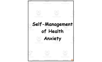 Self-management of health anxiety (#2113)