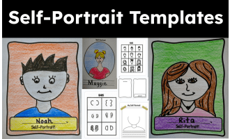 Self-Portrait Templates