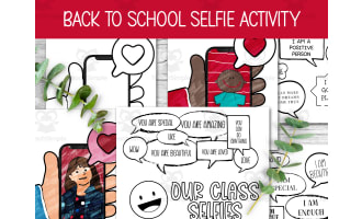 Selfie Self Portrait, Social Emotional Learning Activity