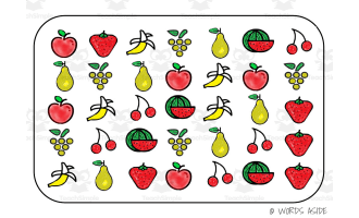 Semantic Themed Activity Boards Set 1: FRUITS
