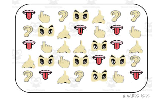 Semantic Themed Activity Boards Set 38: FACIAL FEATURES