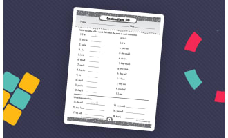 Sentence and Word Structure Printable Workbook