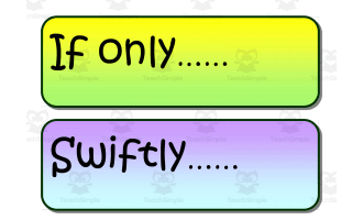 Sentence Starters Cards