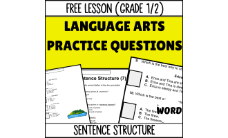 Sentence Structure Sample - Grades 1-2 Grammar (Word)