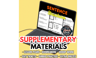 Sentence Structure Supplementary Materials Grades 3-4 (PDF)