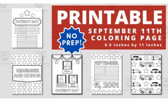September 11 (Patriot Day) Printable Coloring Pages