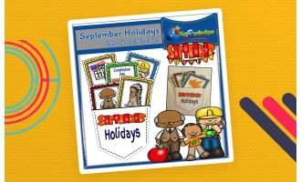 September Holidays Interactive Foldable Booklet - EBOOK