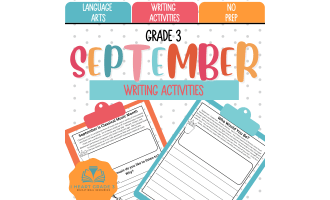 September No Prep Writing Activities
