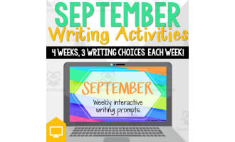 September Weekly Interactive Writing Prompts