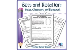 Sets and Notation