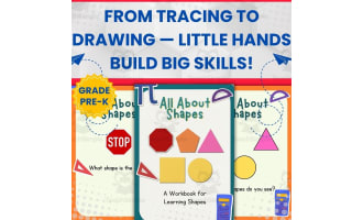 Shape Master! Trace Draw & Match Shapes Workbook Pre-K