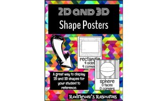 Shape Poster 2D & 3D