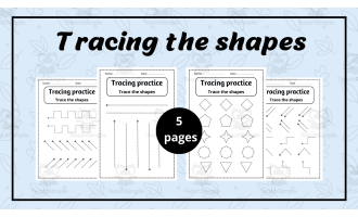 Shape Tracing Sheets - Basic Shapes Tracing - Trace Lines And Shapes.