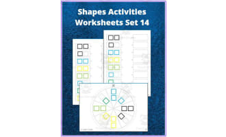 Shapes Activities Worksheets Set 14