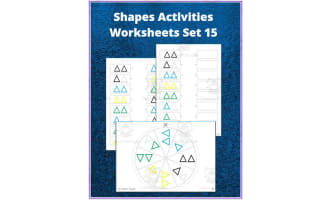 Shapes Activities Worksheets Set 15