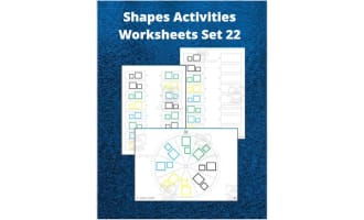 Shapes Activities Worksheets Set 22