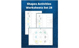 Shapes Activities Worksheets Set 28
