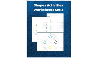 Shapes Activities Worksheets Set 4