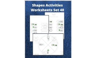 Shapes Activities Worksheets Set 48