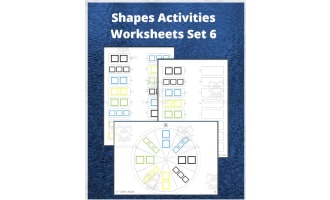 Shapes Activities Worksheets Set 6