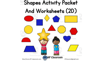 Shapes Activity Packet and Worksheets - 2D
