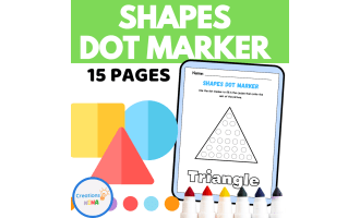 Shapes Dot Marker Worksheets