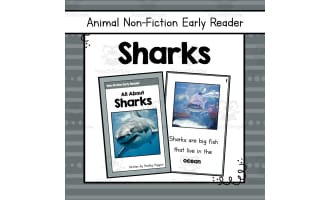 Sharks Early Reader Nonfiction Book