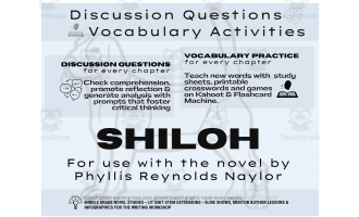 "Shiloh" Discussion Questions & Vocabulary