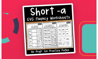 Short a CVC Worksheets