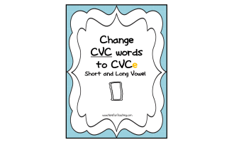 Short and Long Vowel I CVCe Activity