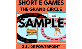 Short E: Sample Phonics Games and Activities - The Grand Circle