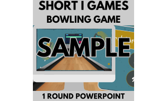 Short I: Sample Phonics Games and Activities - Bowling