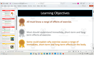 Short, Medium and Long Term Effects of Exercise